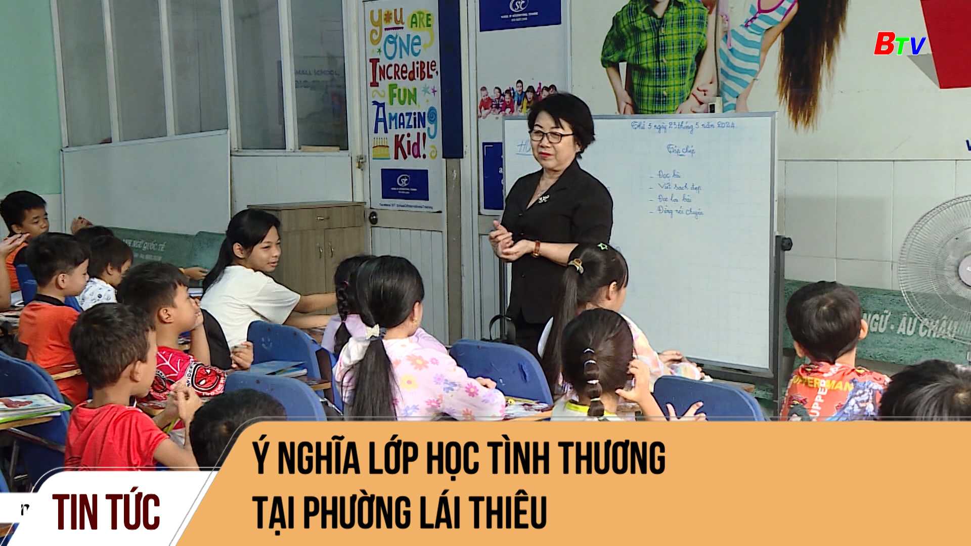 Ý nghĩa lớp học tình thương tại phường Lái Thiêu